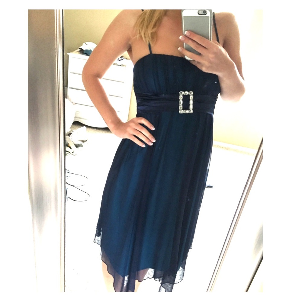 Blue formal dress